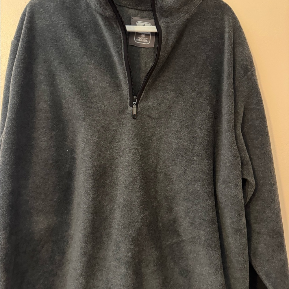 Athletech Men's Zip-Up Sweater - Charcoal